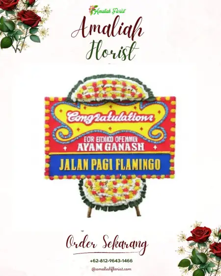 Sewa Papan Bunga Air Besar