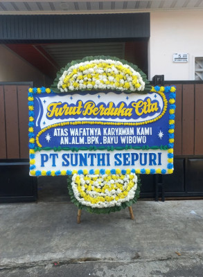 Papan Bunga Duka di Air Besar